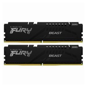 KIT MEMÓRIA 64GB DDR5 (2 X 32GB) 5600MHZ KINGSTON FURY BEAST, BLACK - KF556C36BBEK2-64 - Imagem 2