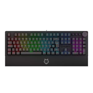 Teclado Mecânico Redragon Gamer Castor RGB Preto Switch Brown - K631-RGB (PT-BROWN)